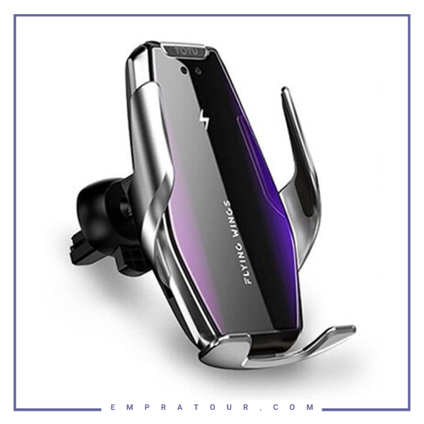 هولدر و شارژر وایرلس 15 وات TOTU S7 KING 2 Wireless Charger