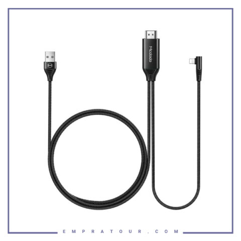 کابل تبدیل لایتنینگ به HDMI مک دودو 2 متر Mcdodo CA-6400 4K HD 90 Degree Elbow Design