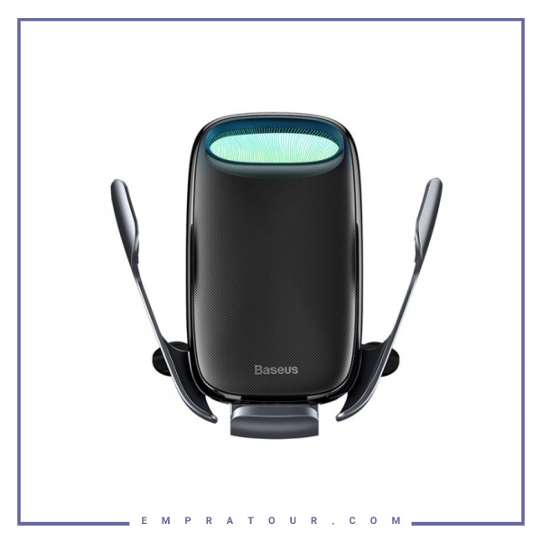 پایه نگهدارنده هوشمند و شارژر وایرلس بیسوس Baseus Milky Way Electric Bracket WXHW02 15W