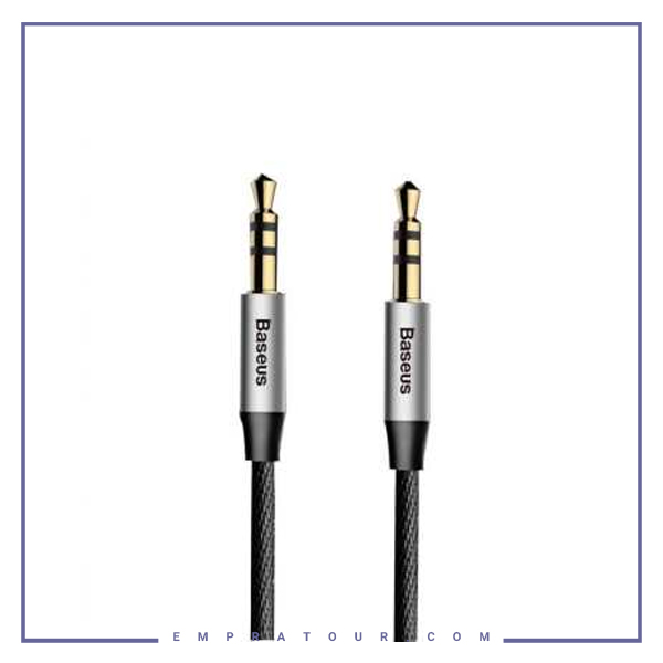 کابل انتقال صدا Aux بیسوس 1متر Baseus M30 Yiven AUX Audio Cable CAM30-BS1