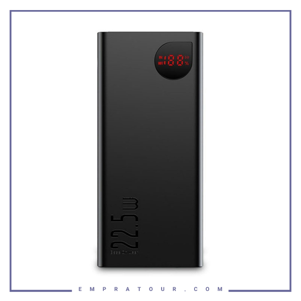 پاور بانک 10000 فست شارژ 22.5 وات بیسوس Baseus Adaman Metal Digital Display 10000mAh PPAD000001