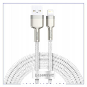 کابل لایتنینگ بیسوس 2متر Baseus Cafule Metal Data CALJK-B01