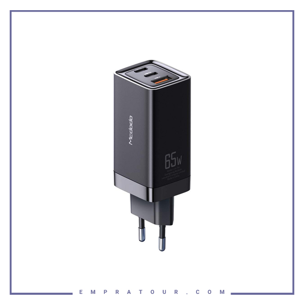 کلگی فست شارژ مک دودو  Mcdodo Mini Fast Charger Dual Output Gan 47W Ch-8581