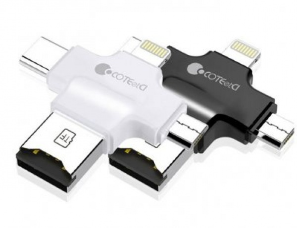 او تی جی کارتخوان کوتتسی Coteetci iUSB 4 In 1 Card Reader CS5125