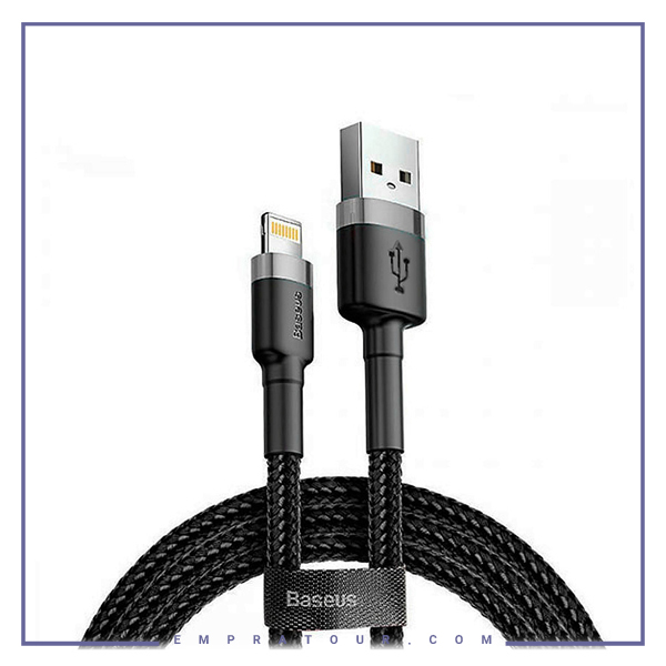 کابل لایتنینگ بیسوس Baseus Cafule CALKLF-CG1 2M