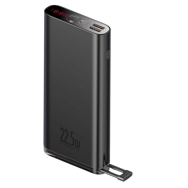 پاوربانک فست شارژر بیسوس baseus Starlight Digital Display 20000mAh PPXC-01