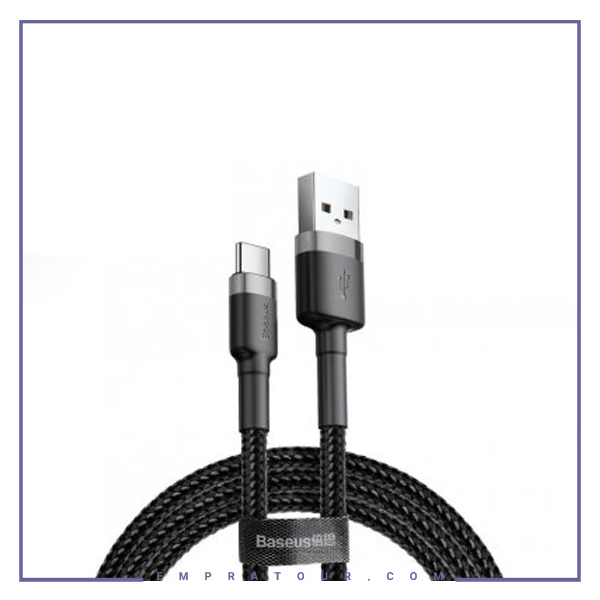 کابل Type C فست شارژ بیسوس Baseus Cafule CATKLF-BG1 1M
