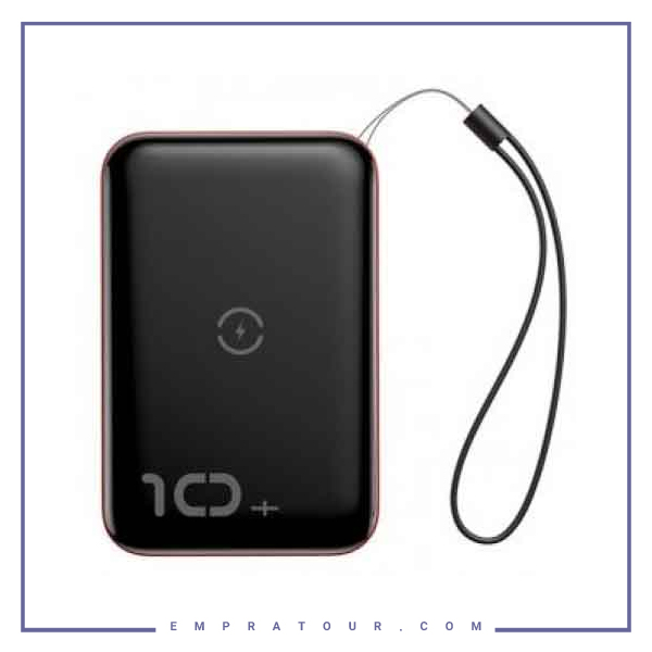 پاور بانک و شارژر وایرلس بیسوس Baseus Mini S Bracket 10000mAh Wireless Charging Power Bank PPXFF10W