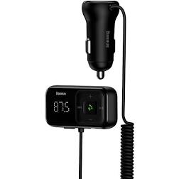 شارژر فندکی و پخش کننده بلوتوث Baseus T Typed S-16 Bluetooth CCTM-E01