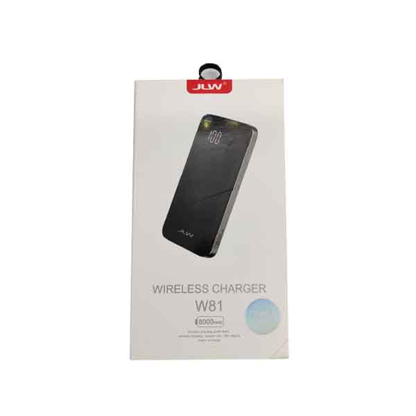 پاوربانک وایرلس 8000 میلی آمپر JLW W81 Power Bank