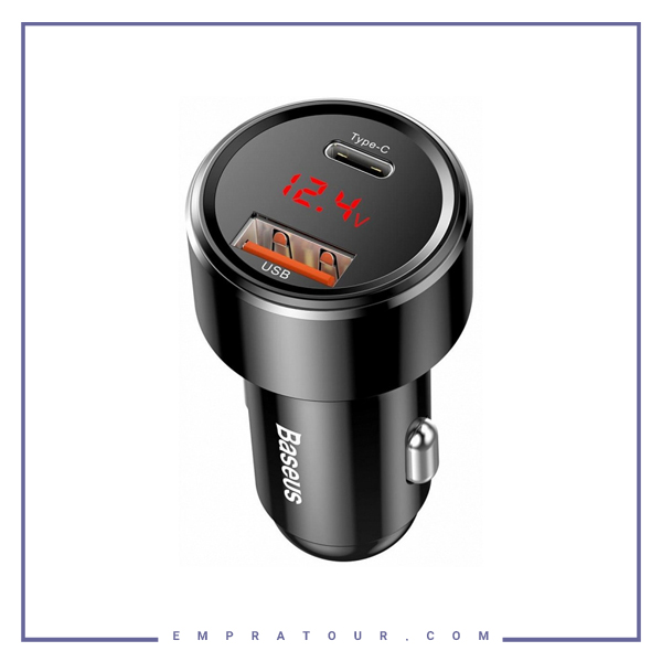 شارژر فندکی سریع بیسوس Baseus Series PPS Dual Quick Car Charger CCMLC20C-01