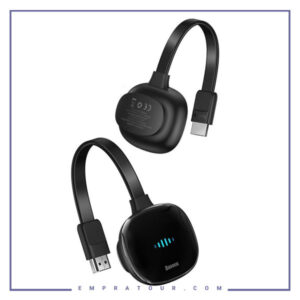 دانگل وای فای HDMI بیسوس Baseus Meteorite Shimmer Wireless Display Adapter 4k/60Hz CATPQ-A01