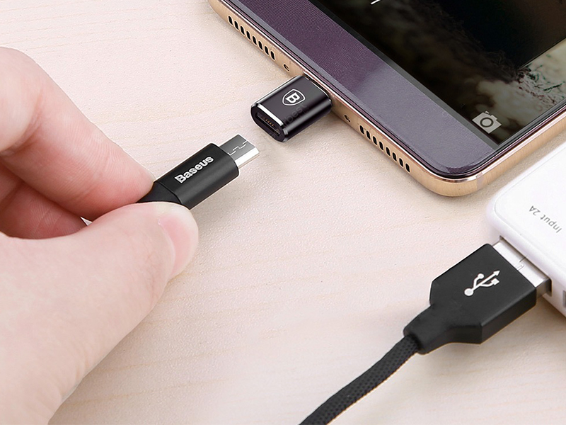 مبدل MicroUSB به Type-C بیسوس