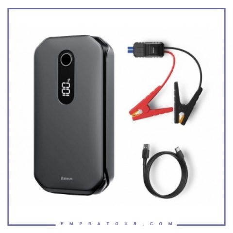 پاور بانک و جامپ استارتر خودرو بیسوس Baseus Super Energy Car Jump Starter CRJS03