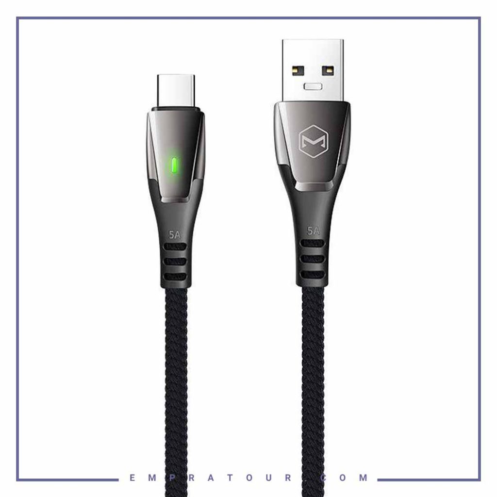 کابل Type C قطع کن دار مک دودو Mcdodo Type C 5A Super Charge Cable CA-6790