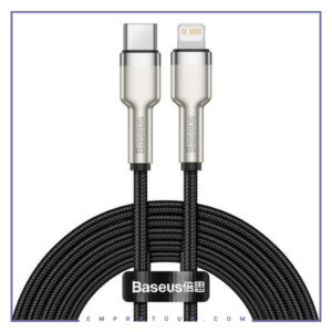 کابل لایتنینگ به تایپ سی فست شارژ بیسوس 2متر Baseus Cafule Metal PD CATLJK-B01