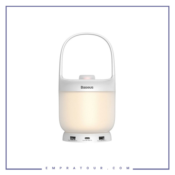 چراغ خواب هوشمند بیسوس Baseus Moon-white Stepless Dimming Portable Lamp DGYB-02