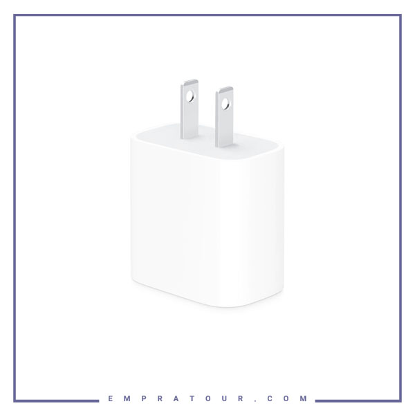 شارژر آیفون 12 اورجینال 95درصد  Apple 20W Power Adapter MUJ83LL/A