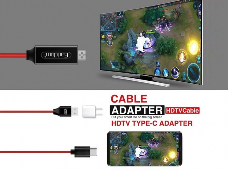 کابل HDMI به تایپ سی Earldom
