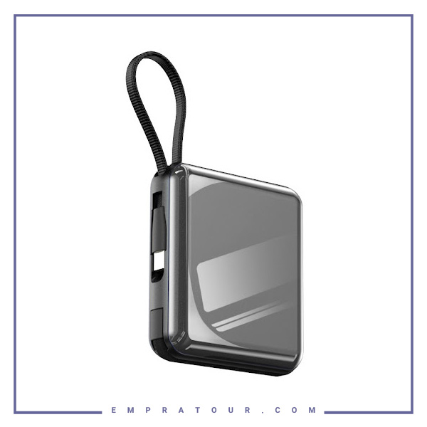 پاور بانک فست شارژ توتو TOTU Dual fast charge cable power bank CPBL-05