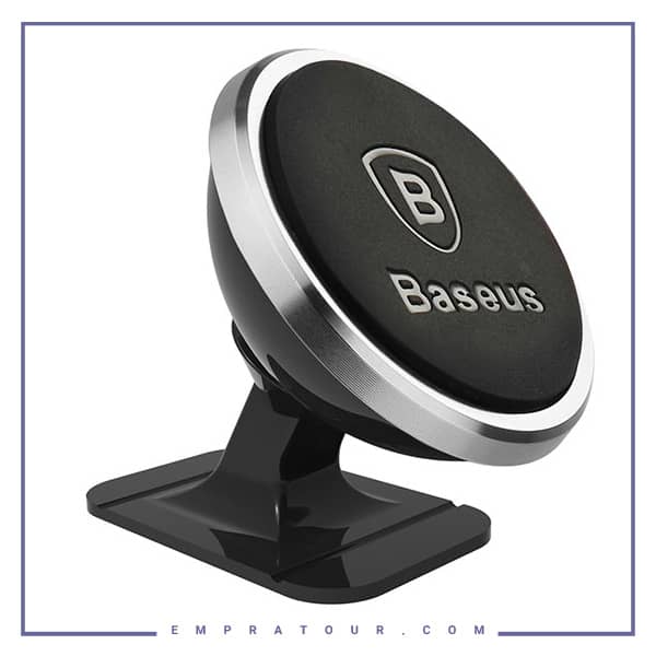 پایه نگهدارنده آهن ربایی بیسوس Baseus Magnetic Mount Holder 360 Rotation SUGENT-NT0S