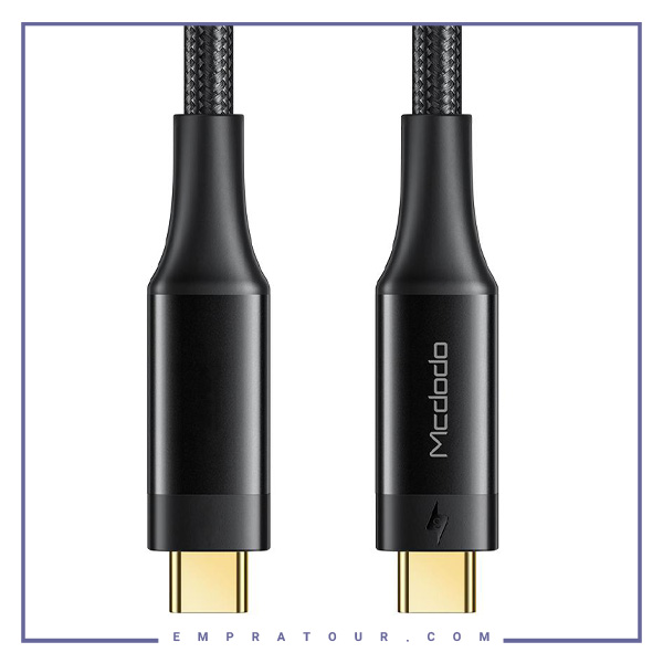 کابل شارژ Type-c to Type-c مکدودو 80 سانتی متر Mcdodo Thunderbolt 3 usb-c cable CA-876