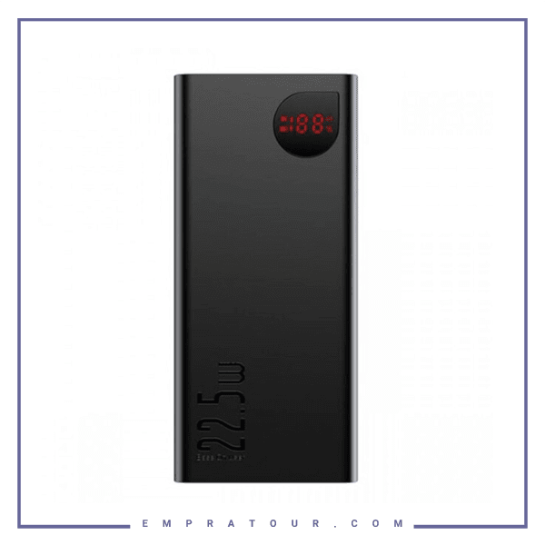 پاوربانک 20000 فست شارژ 22.5 وات بیسوس Baseus Adaman Metal Digital Display QC3.0 PPAD000101