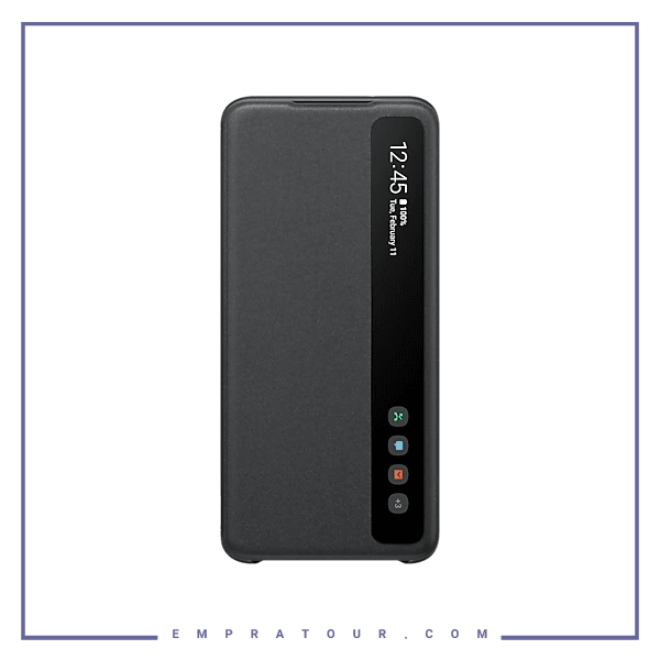 کیف کلاسوری شرکتی سامسونگ مدل SMART CLEAR VIEW COVER EF-ZG980 S20