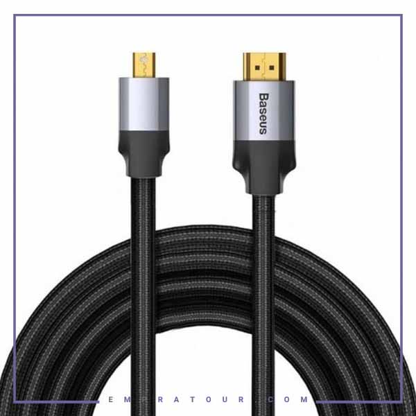 کابل HDMI به Mini DP طول 1 متر بیسوس Baseus Enjoyment Series 4K CAKSX-L0G