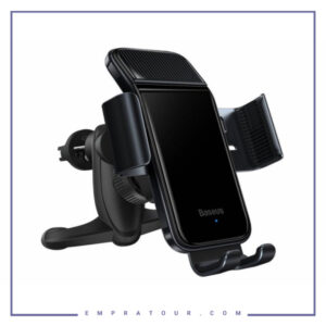 پایه‌نگهدارنده گوشی بیسوس Baseus Smart Solar Power Wireless Holder suzg000001