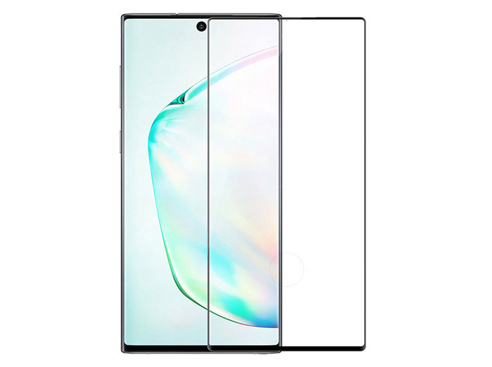 محافظ صفحه نمایش شیشه ای تمام چسب سامسونگ Galaxy Note s10 Plus