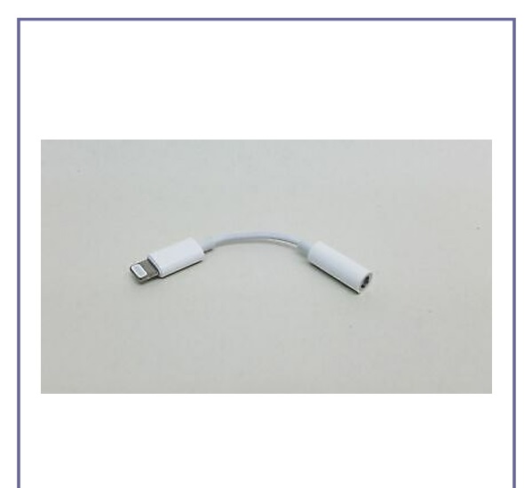 تبدیل اصلی لایتنینگ به جک 3.5 میلیمتری اپل A1749