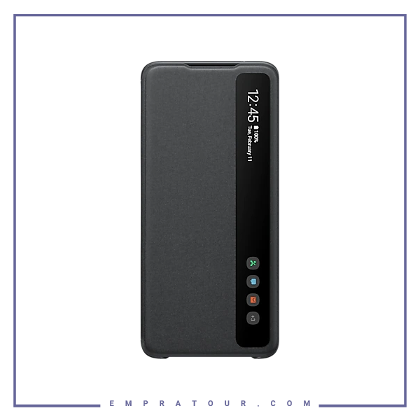 کیف کلاسوری شرکتی سامسونگ مدل SMART CLEAR VIEW COVER EF-ZG988 S21 ULTRA