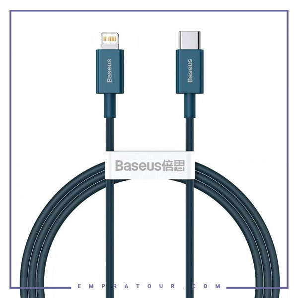 کابل Type C به لایتنینگ فست شارژ 20 وات بیسوس 2متر CATLYS-C01