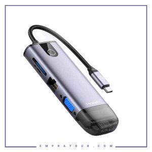 هاب شارژر تایپ سی 10 پورت مک دودو Mcdodo HU-7420 10 in 1 USB-C HUB