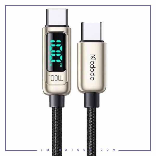 کابل دوسر تایپ سی 100 وات مکدودو 1.2 متر CA-882