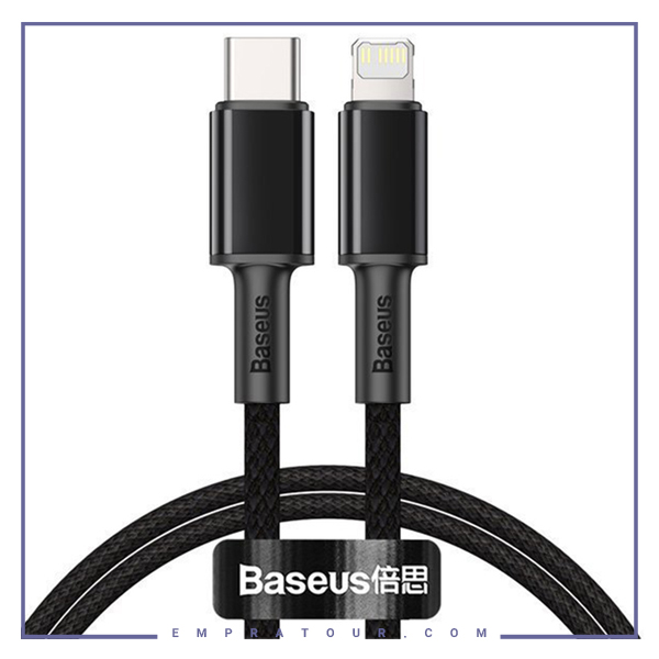کابل لایتنینگ به Type C فست شارژ بیسوس 1 متر Baseus Density CATLGD-01