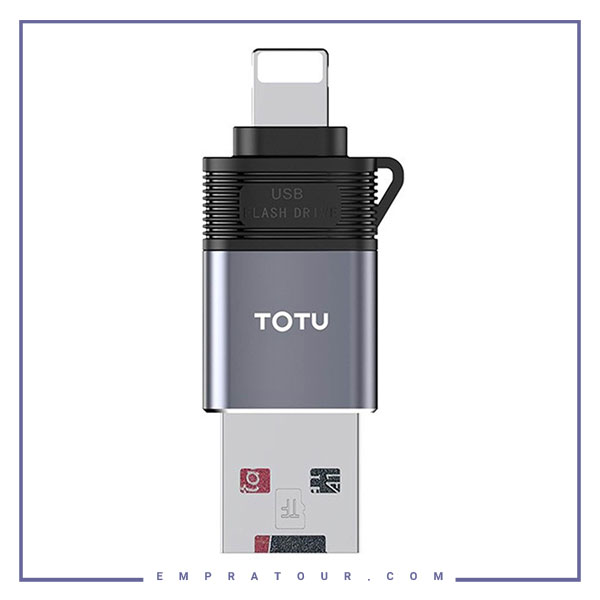 رم ریدر او تی جی لایتنینگ توتو Totu FGCR-006 Lightning OTG External TF Flash Card