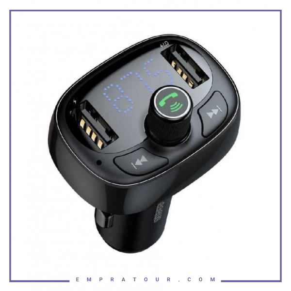 شارژر فندکی و پخش کننده بلوتوث Baseus T-Typed Bluetooth S09 CCALL-TM01