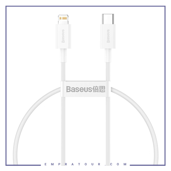 کابل لایتنینگ به Type C فست شارژ بیسوس 25 سانتی Baseus iP Cable CATLYS-01