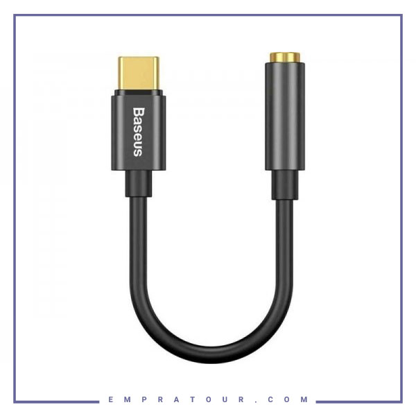 مبدل تایپ سی به صدا بیسوس  Baseus Type-C to 3.5mm L54 Adapter CATL54-01