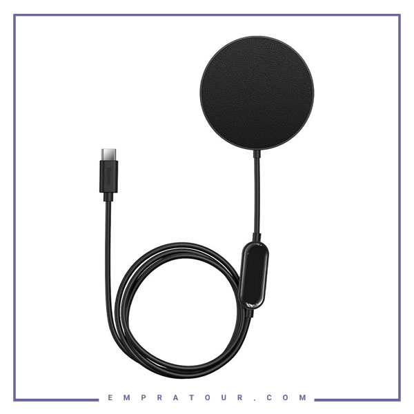 شارژر وایرلس آهنربایی بیسوس Baseus Simple Mini2 Magnetic Wireless CCJJ01001