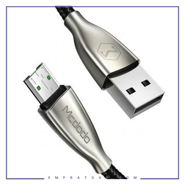 کابل فست شارژ و انتقال داده یو اس بی به میکرو یو اس بی مک دودو 1.5 متر Mcdodo USB to microUSB Charging Cable CA-5910