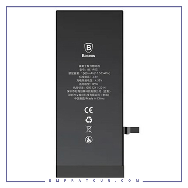 باتری  بیسوس ظرفیت 1560 میلی آمپر Battery Lithium lon Polymer iPhone 5s ACCB-AIP5S