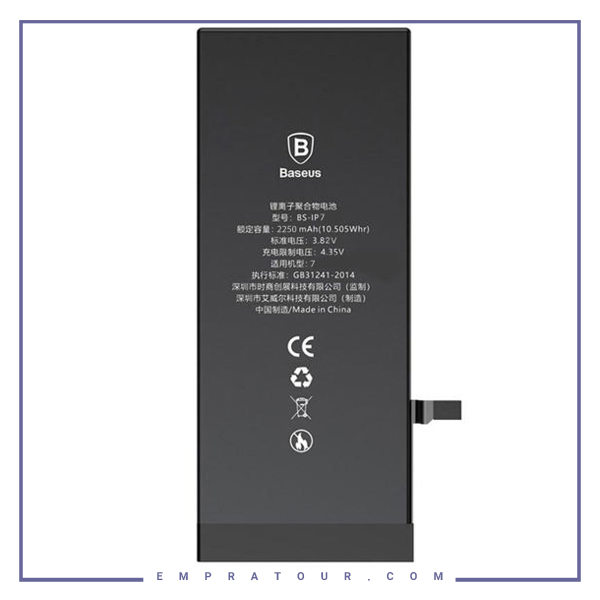 باتری  بیسوس ظرفیت 2250 میلی آمپر Battery Lithium lon Polymer iPhone 7  ACCB-BIP7
