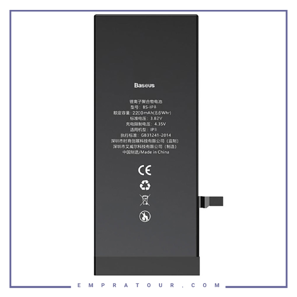 باتری  بیسوس ظرفیت 2200 میلی آمپر Battery Lithium lon Polymer iPhone 8  ACCB-BIP8