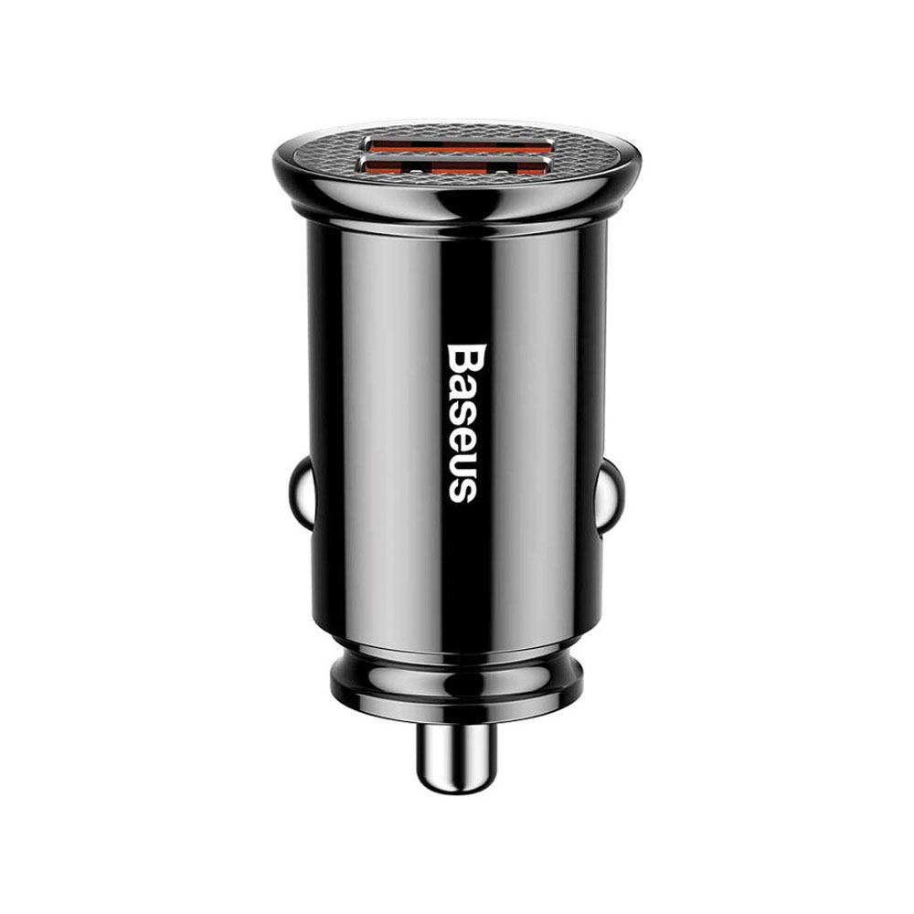 شارژر فندکی دو پورت بیسوس 30 وات CCALL-YD01