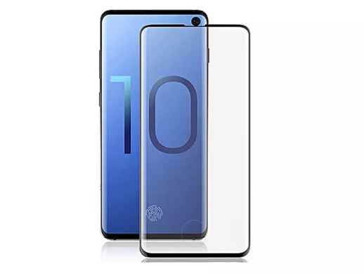 گلس شیشه ای تمام چسب سامسونگ S10