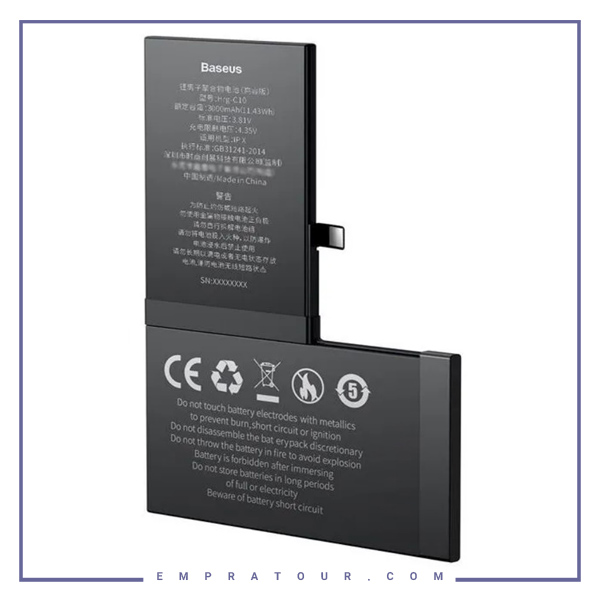 باتری  بیسوس ظرفیت 3000 میلی آمپر Battery Lithium lon Polymer iPhone X  ACCB-AIPXB