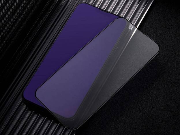 پک دوتایی گلس ضد نور آبی تمام صفحه آیفون 13 و 13 پرو بیسوس